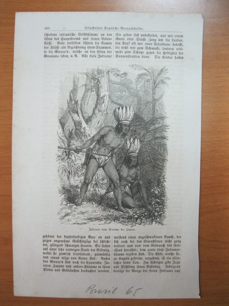 Cazadores indígenas (Brasil), 1865